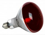 Инфракрасная лампа с отражателем LightBest ERK R125 100W E27 Red для курятника
