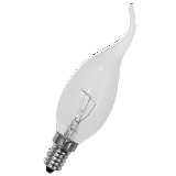 Лампа накаливания Foton DECOR C35 FLAME CL 25W E14 230V свеча на ветру прозрачная