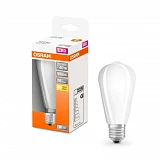 Лампа OSRAM LED STAR CLASSIC EDISON ST64 40 FIL FR 4W/827 E27 2700K