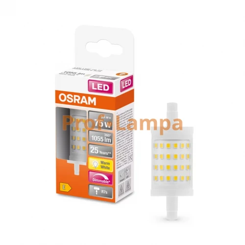 Лампа OSRAM LED DIM LINE 75 9.5W/827 230V R7s 2700K 78mm