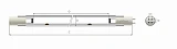 Лампа LightBest GPHHVA 1554T10L/4P 620W 6,0A (аналог UVL-32600, UVL-32700)