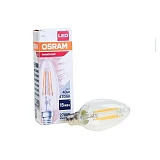 Лампа OSRAM LED PARATHOM RETROFIT CLASSIC B 40 FIL CL 4W/827 E14 B35 2700K