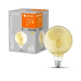 Лампа OSRAM LED DIM SMART+ Filament Globe 53 FIL CL 6W/824 E27 G125 2400K