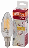 Лампа OSRAM LED RETROFIT CLASSIC BW 40 FIL CL 4W/827 E14 BW35 2700K