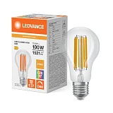 Лампа LEDVANCE SUPERIOR LED Classic A 100 Filament DIM CRI97 S 13.8W 927 Clear E27 A60 2700K