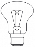 Лампа Ж 54-15 54V 15W В22d