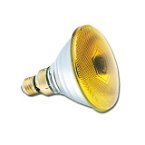 Лампа накаливания SYLVANIA 80W/FL30° PAR38 YELLOW Е27 рефлекторная