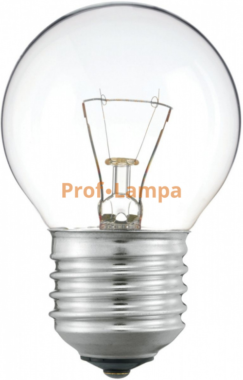 Лампа PHILIPS Standard 60W E27 230V P45 CL 