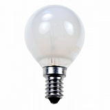 Лампа накаливания GE 40D1/FR/E14 40W 240V E14 шарик матовый