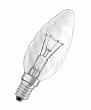 Лампа накаливания GE 25TC1/CL/E14 25W 230V свеча витая прозрачная