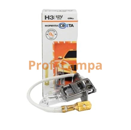 Лампа Формула СВЕТА H3 55W 12V PK22s