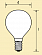 Лампа NARVA AT 60W Е14 230-240V шар матовый
