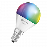 Светодиодная лампа OSRAM E14 SMART+WiFi Mini bulb 40 4.9W/2700…6500K RGBW (уп.3шт)