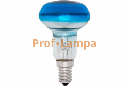 Лампа GE 40R50/B/E14 40W 230V E14 синяя