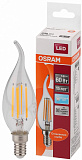 Лампа OSRAM LED RETROFIT CLASSIC BA 60 FIL CL 5W/840 E14 BA35 4000K 660lm